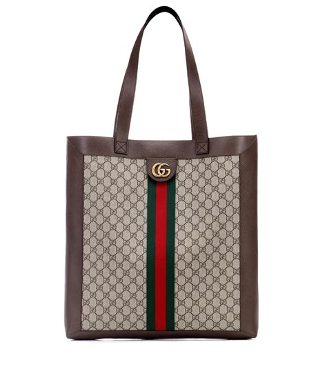 gucci ophidia gg supreme large tote brown women|gucci ophidia shoulder bag black.